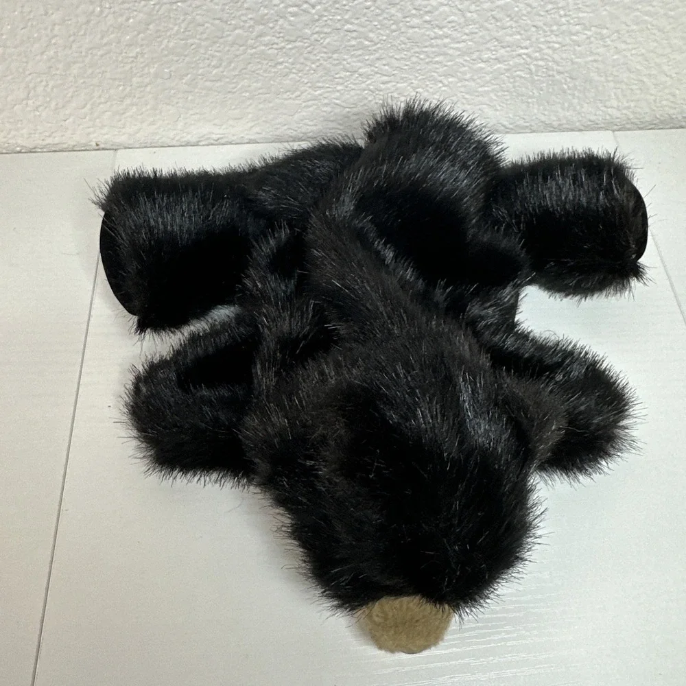 Folkmanis Baby Black Bear Plush Hand Puppet 9